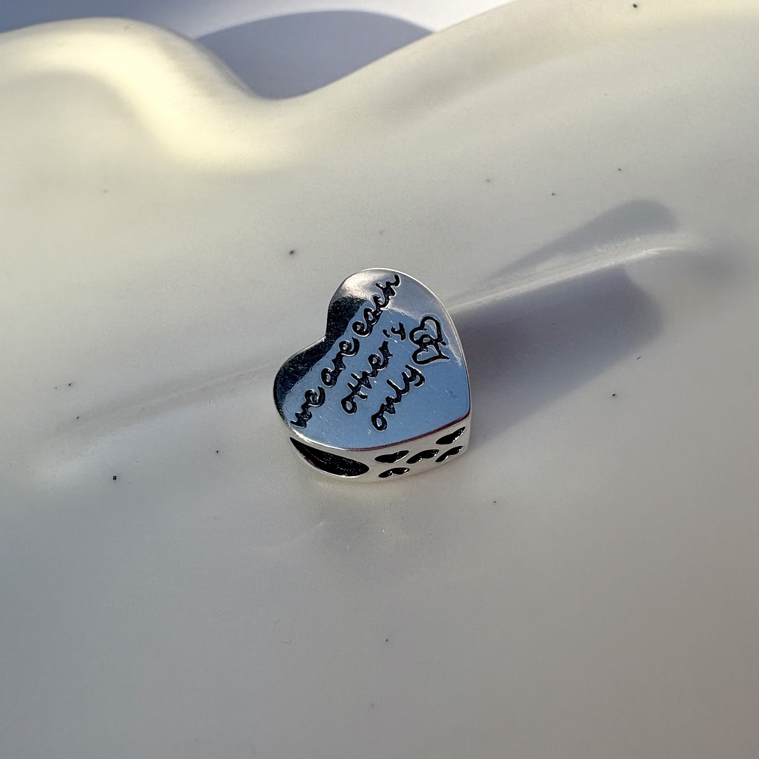 Charms Corazón beso de amor  2