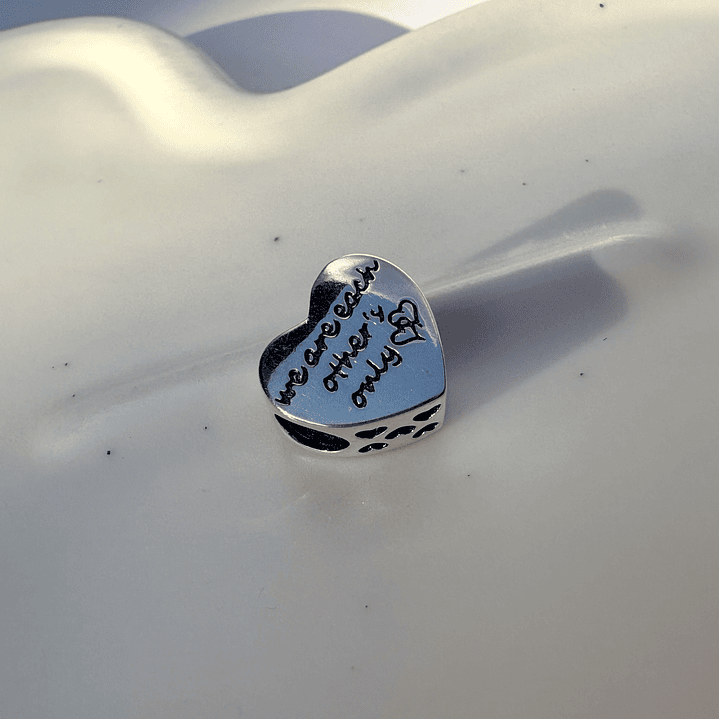 Charms Corazón beso de amor  2