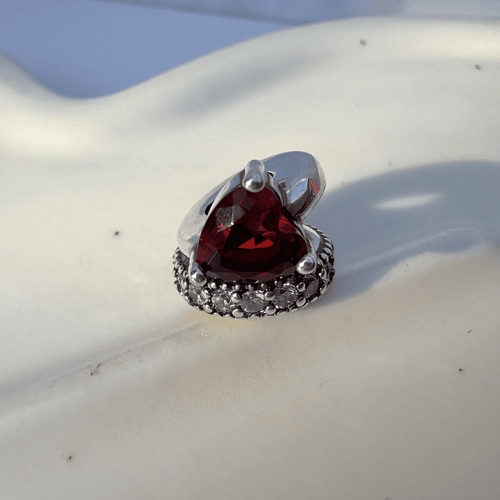 Charms Corazón rojo 2