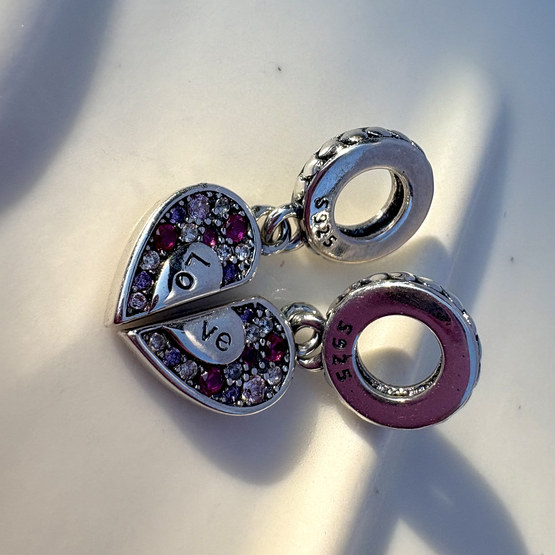 Charms corazón Madre e Hija 1
