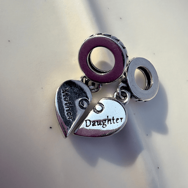 Charms corazón Madre e Hija 2