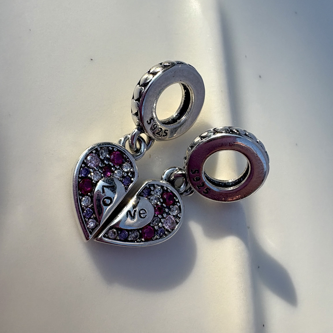 Charms corazón Madre e Hija 3