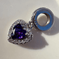 Charms Corazón Morado - Miniatura 1