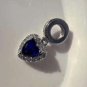 Charms Corazón azul