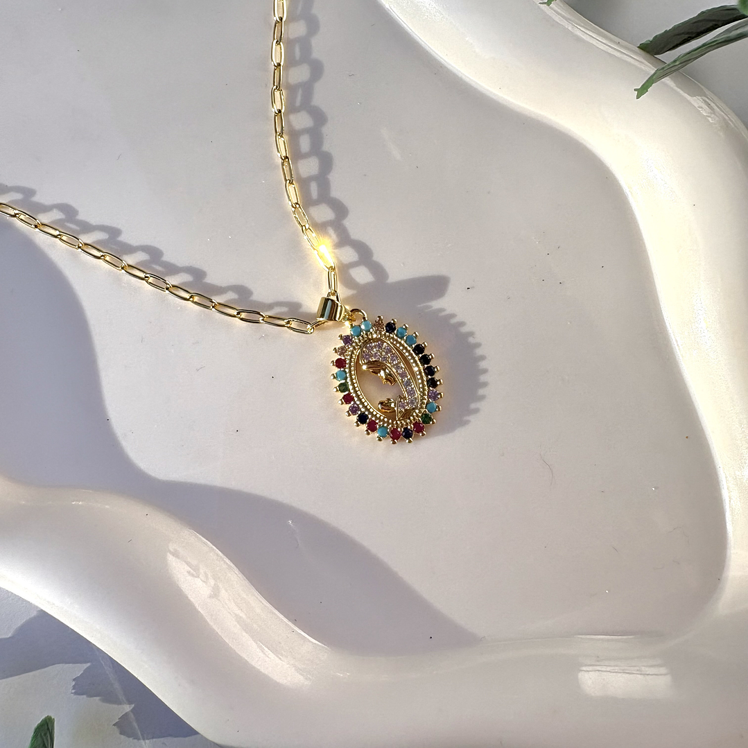 Cadena con Virgen 1