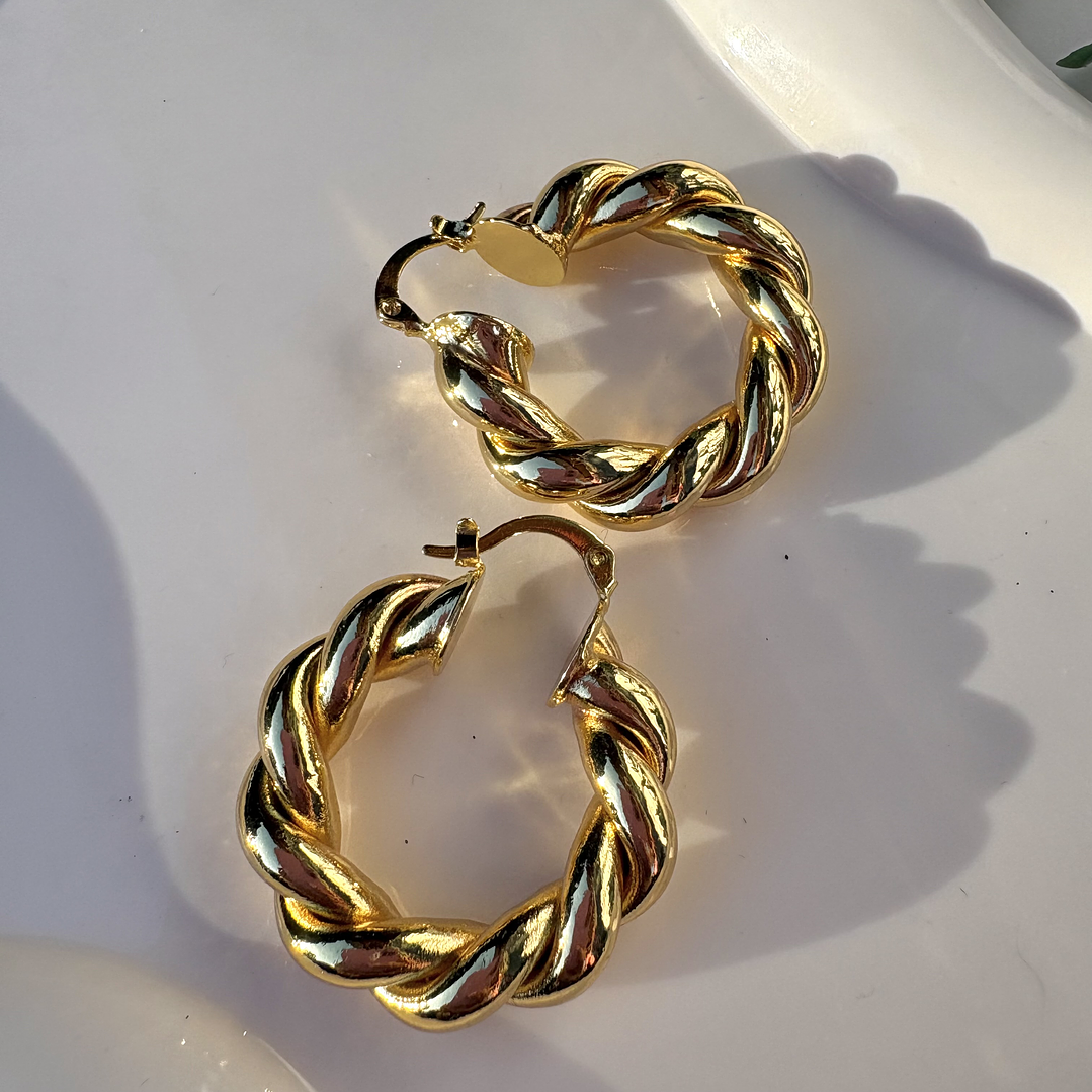 Argollas trenzadas 1