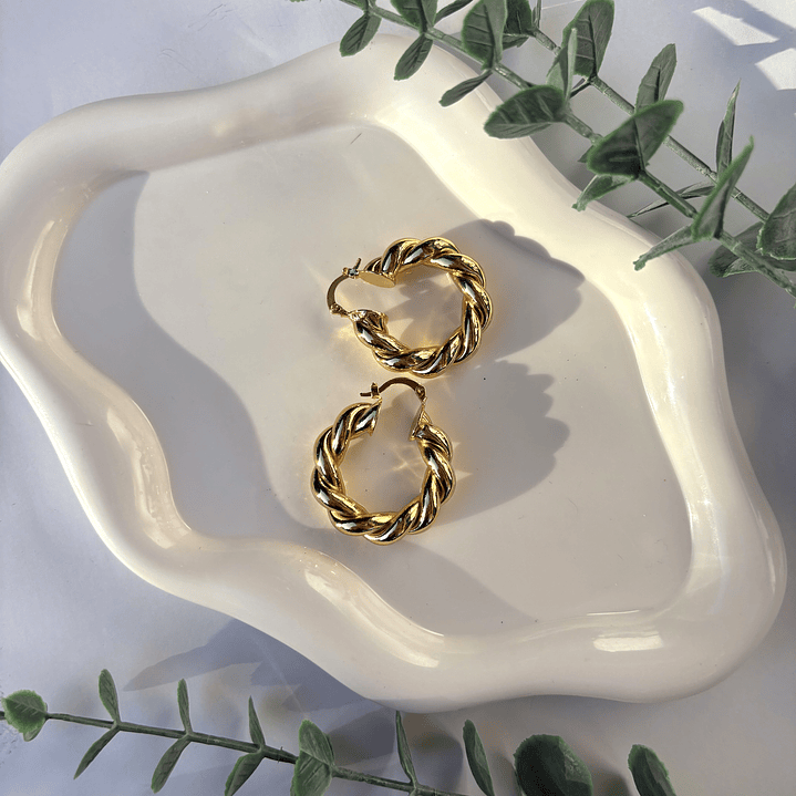 Argollas trenzadas 3