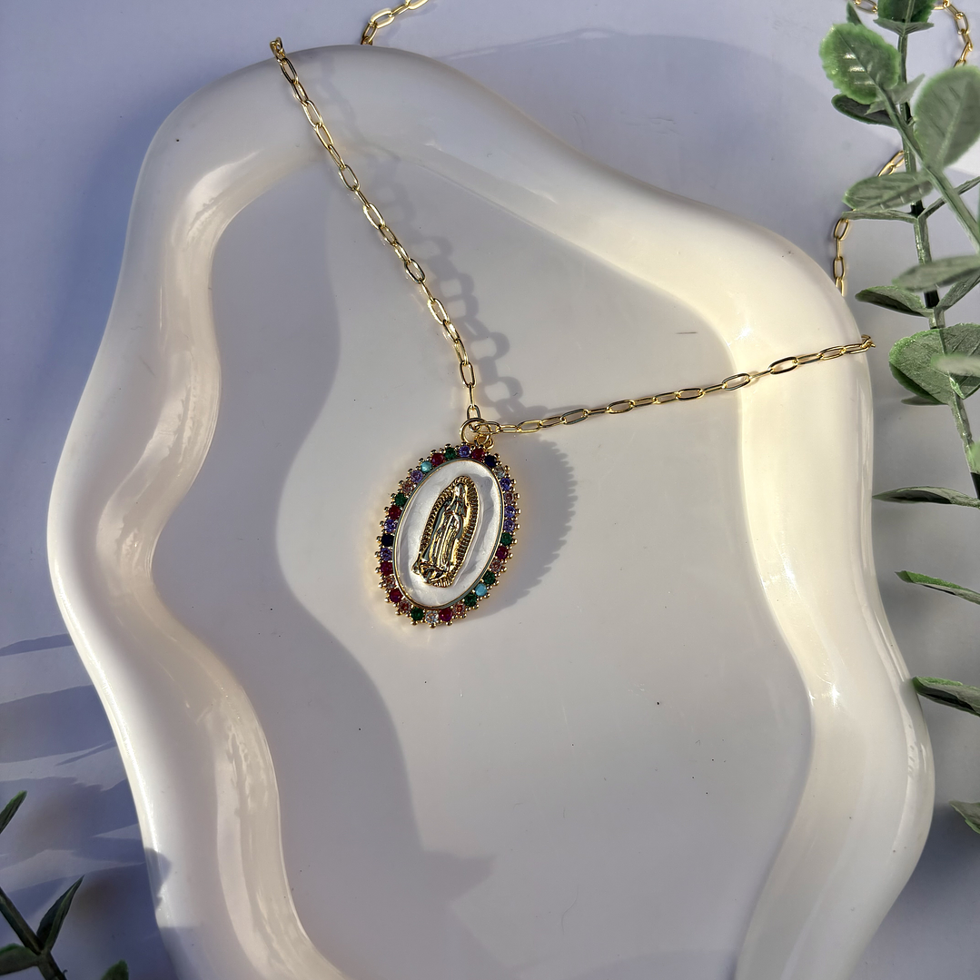 Cadena Virgen Arcoíris  2