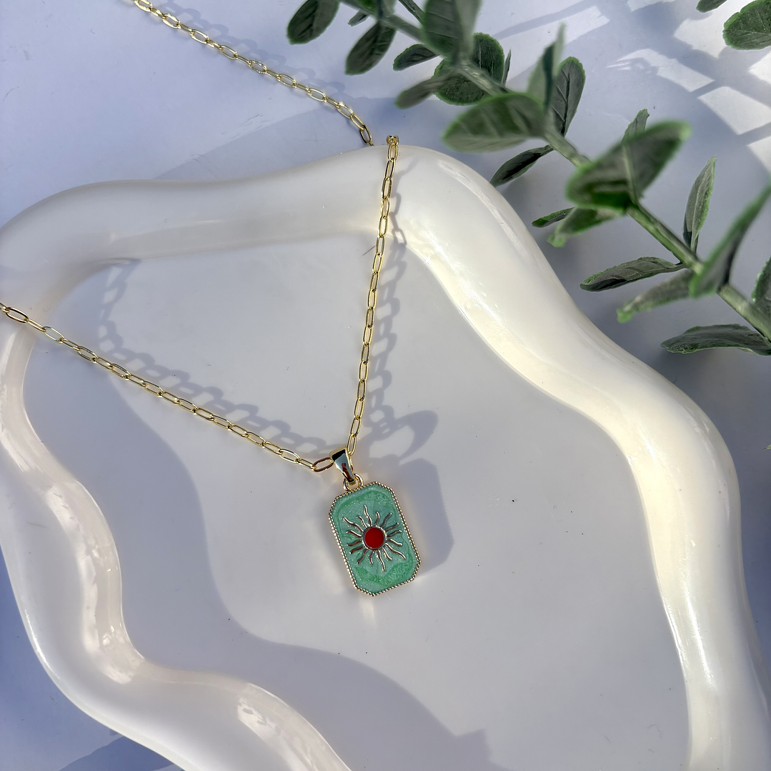 Cadena Sol esmeralda 2