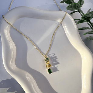 Collar Destello Esmeralda