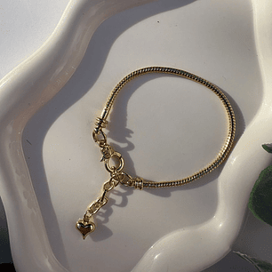 Pulsera con colgante corazon