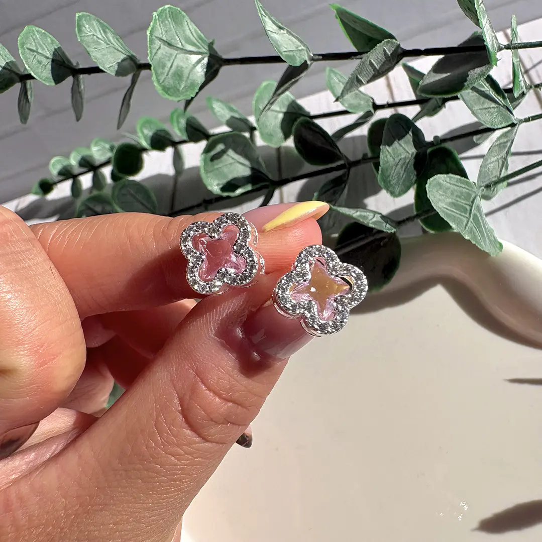 Aros Pink Glow Hoops 2