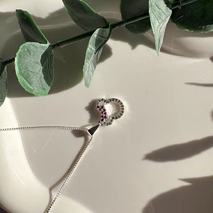 Cadena Minnie Glow Ruby