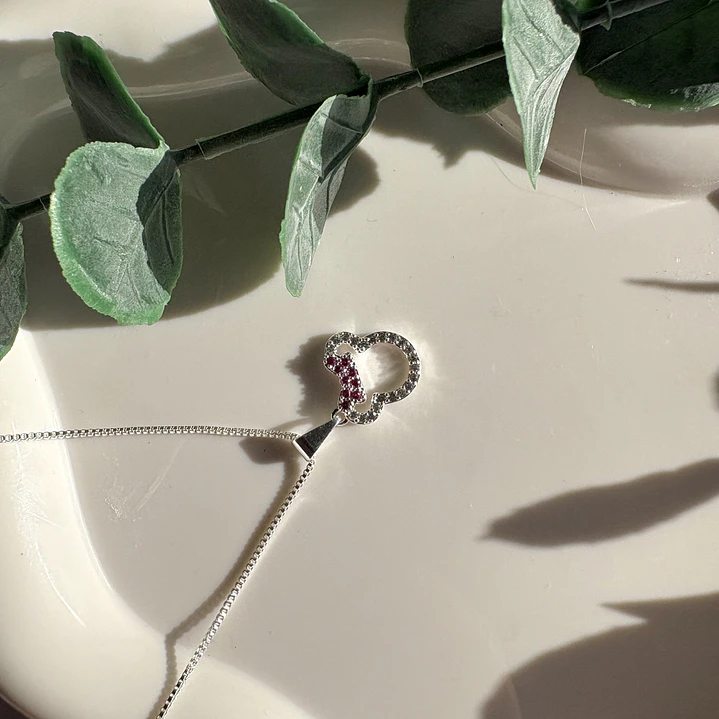 Cadena Minnie Glow Ruby 1