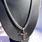 Collar Cruz Eterna Plateado - Miniatura 3