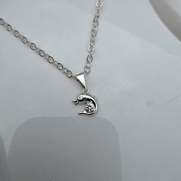 Cadena Delfin de Cristal 1
