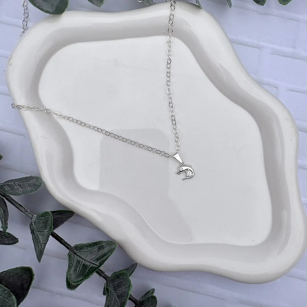 Cadena Delfin de Cristal 2