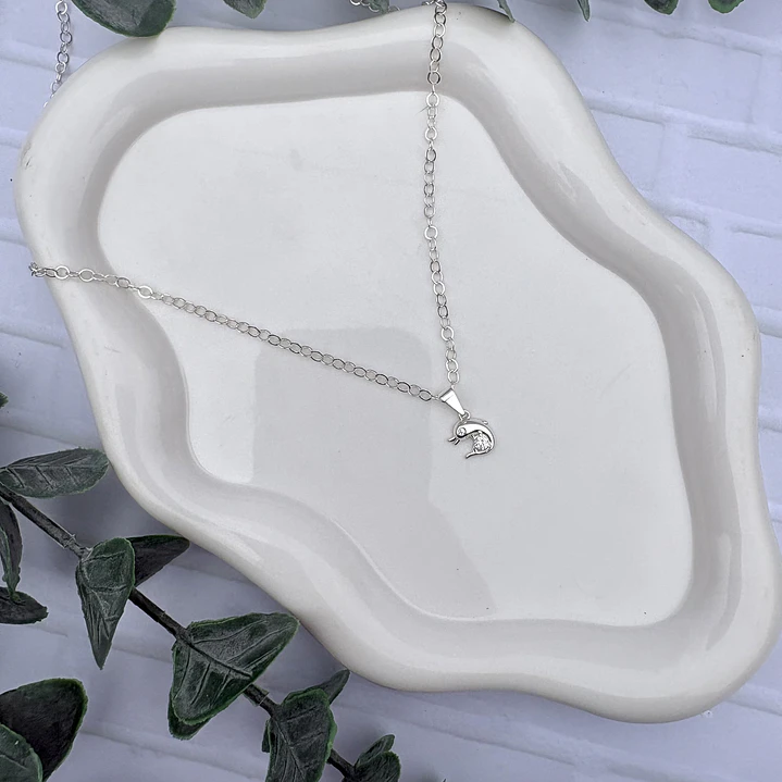 Cadena Delfin de Cristal 2