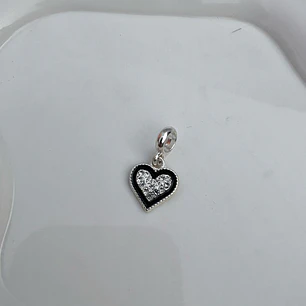 Charms Corazon Noir