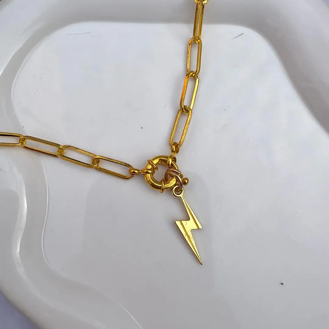 Cadena Rayo dorado 1