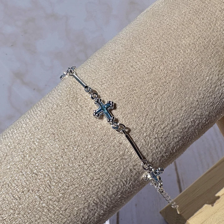 Pulsera Cruz celestial  2