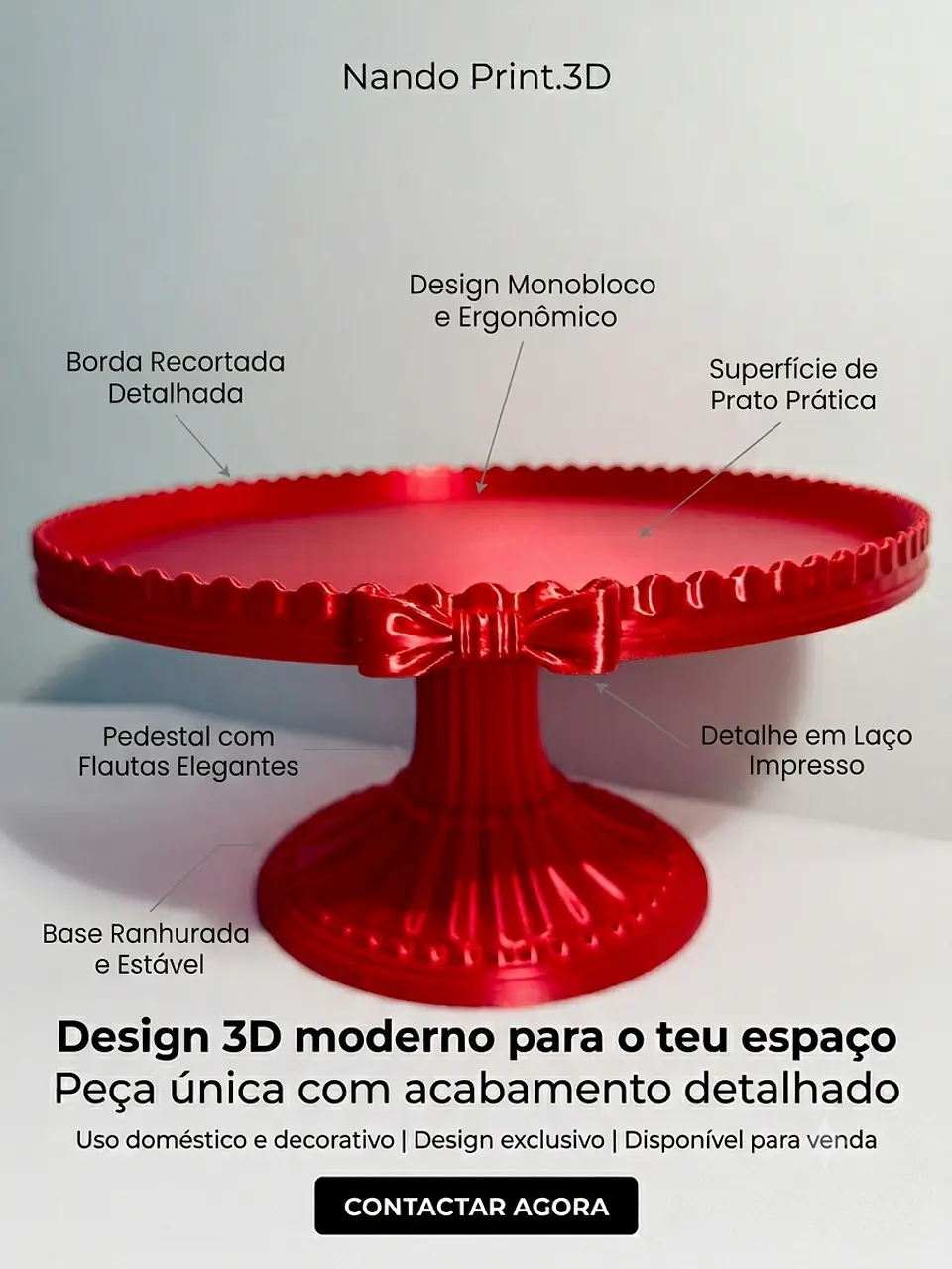 Base alta para bolos 1