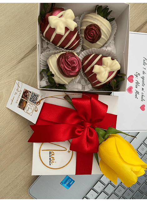 Caja de 4 fresas 