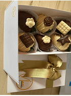 Caja de 6 fresas con chocolate 