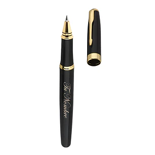 Bolígrafo Negro Personalizado Baoer 388