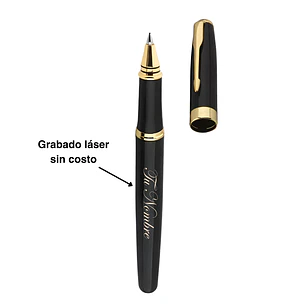 Bolígrafo Negro Personalizado Baoer 388