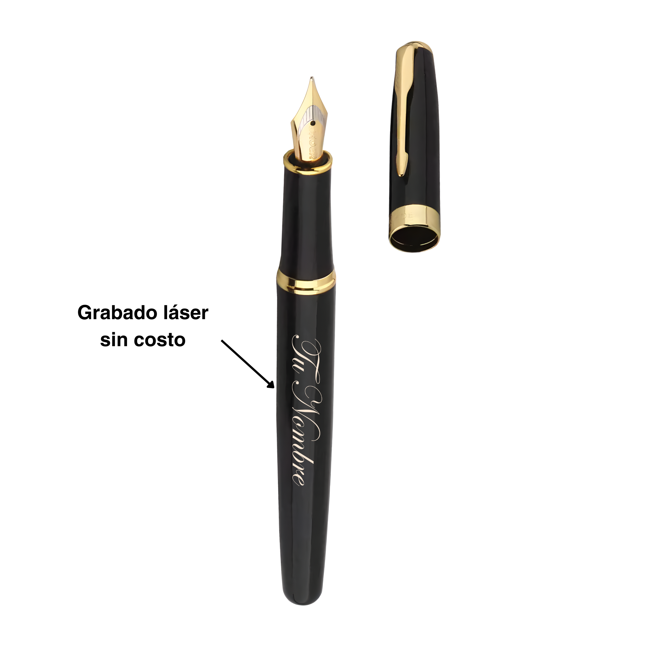 Pluma Negra Personalizada Baoer 388 2