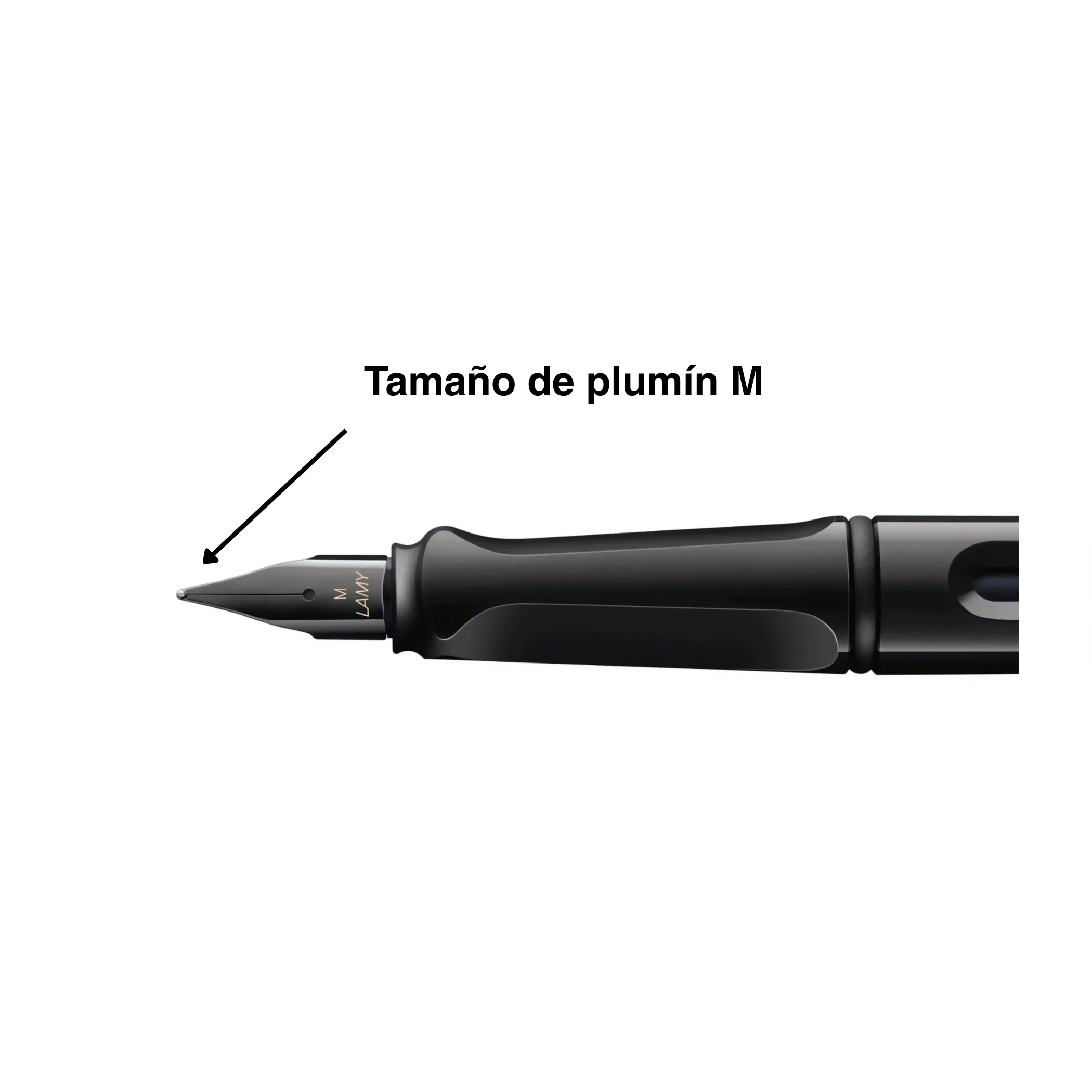 Lamy Safari Negro Anillo Multicolor 3