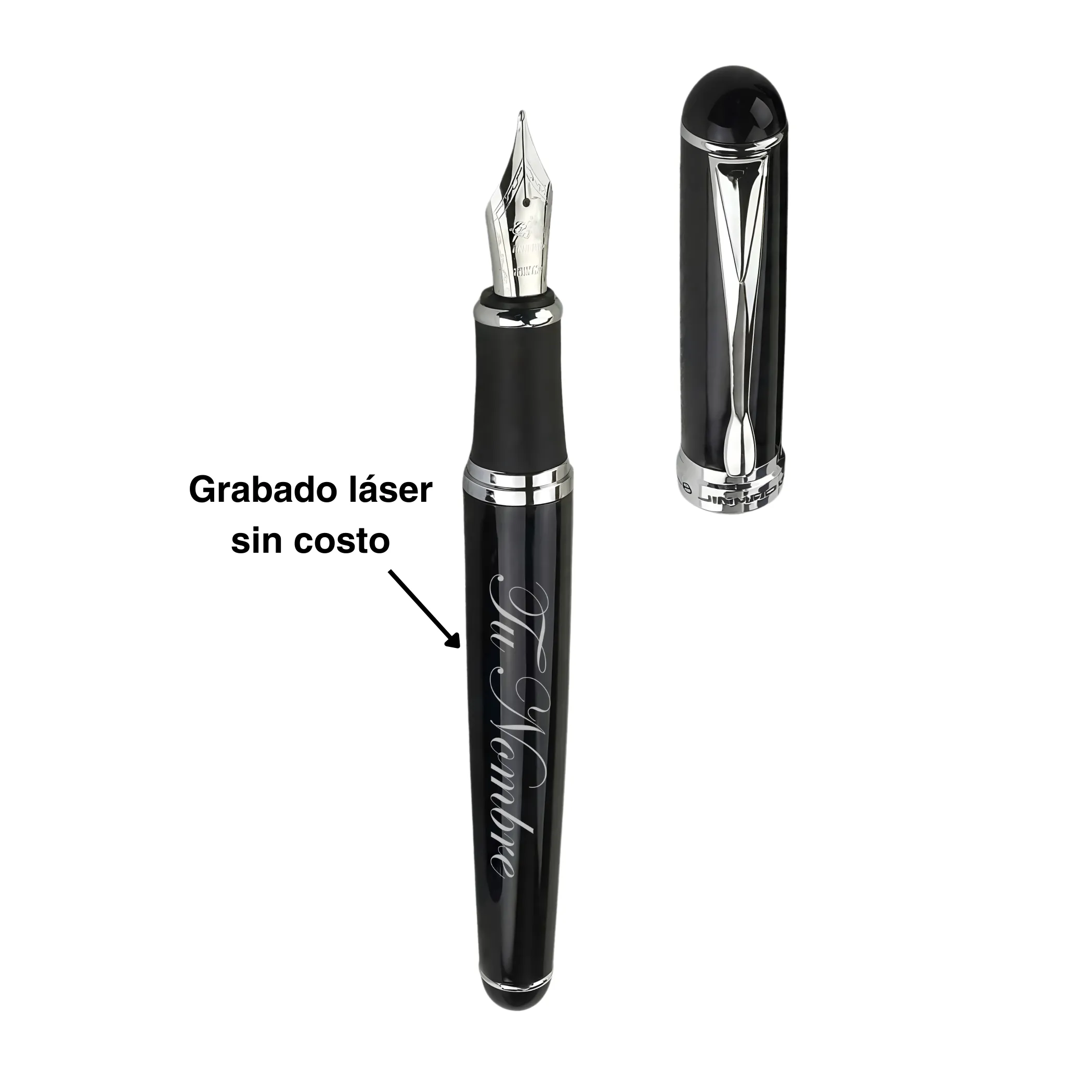 Pluma Negra Personalizada Jinhao X750 2