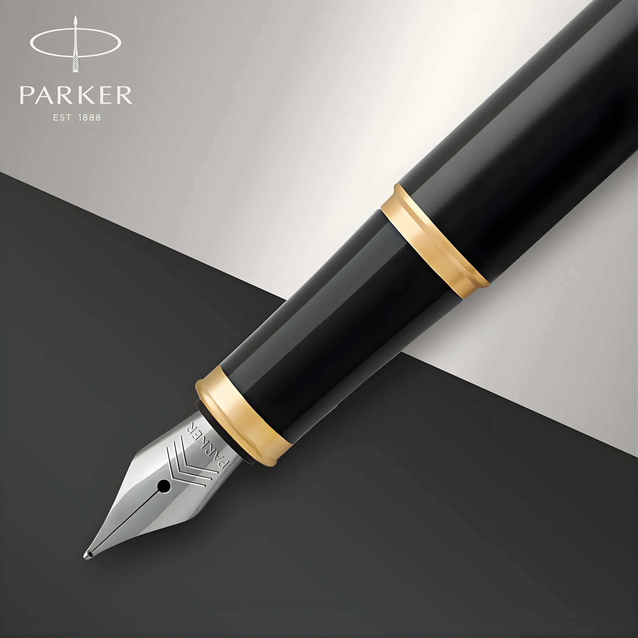 Pluma Estilográfica Negra Parker Im Tinta Negra 3