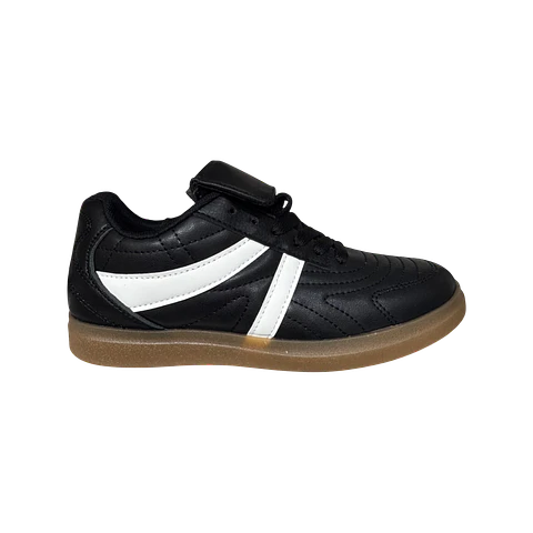 Zapatilla 002 Negra y Blanca