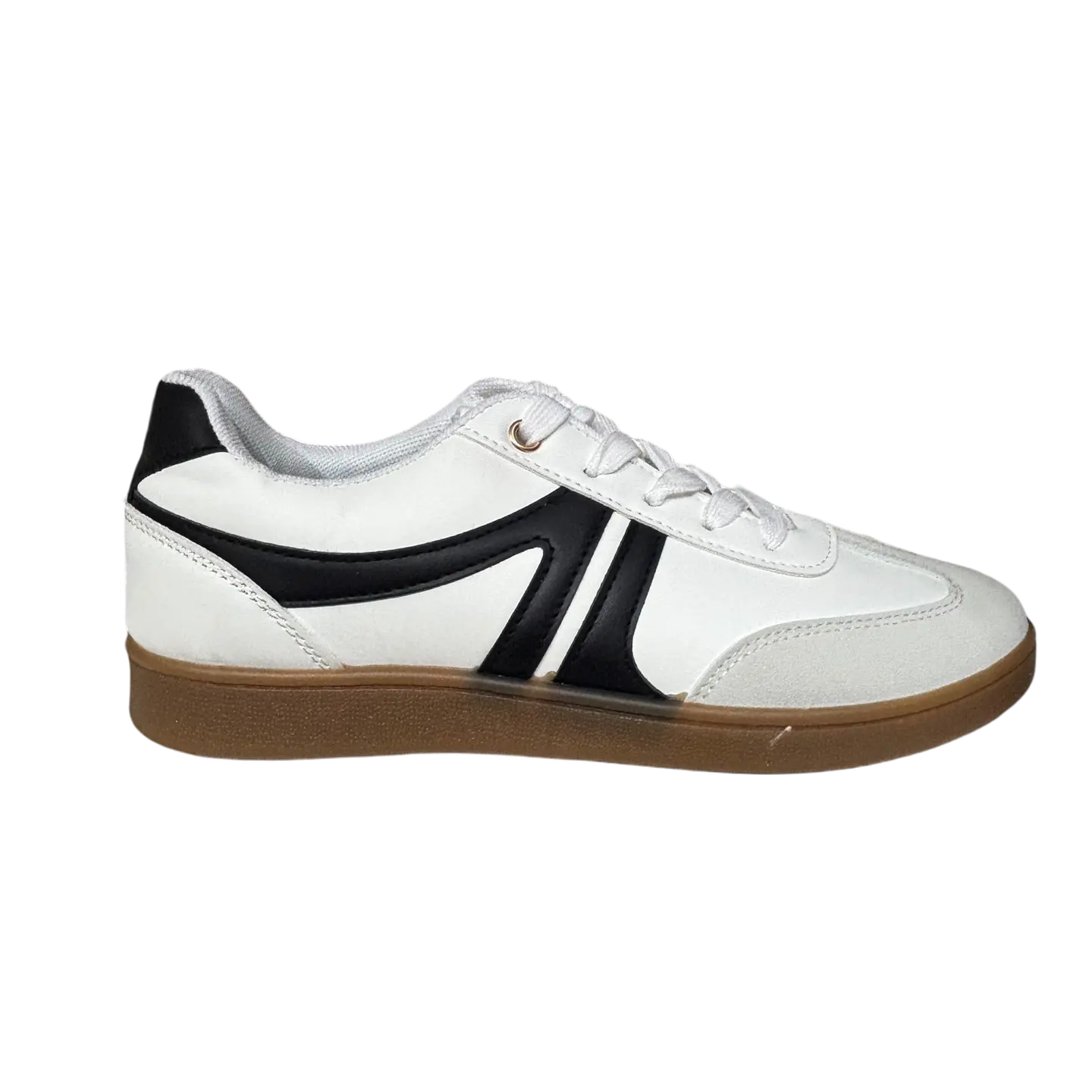 Zapatilla 003 Blanca y Negro 1
