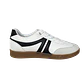 Zapatilla 003 Blanca y Negro - Miniatura 1
