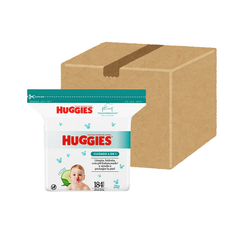 caja de toalla Huggies 184