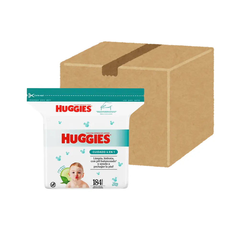 caja de toalla Huggies 184 1