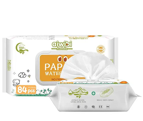 Toallas Húmedas aiwibi papaya 84 uni.