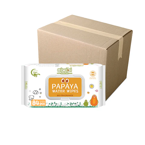 Caja de toalla aiwibi papaya 84uni.