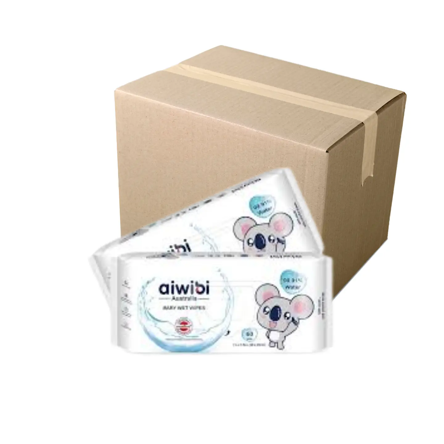Caja toalla humeda aiwibi 80uni. 1