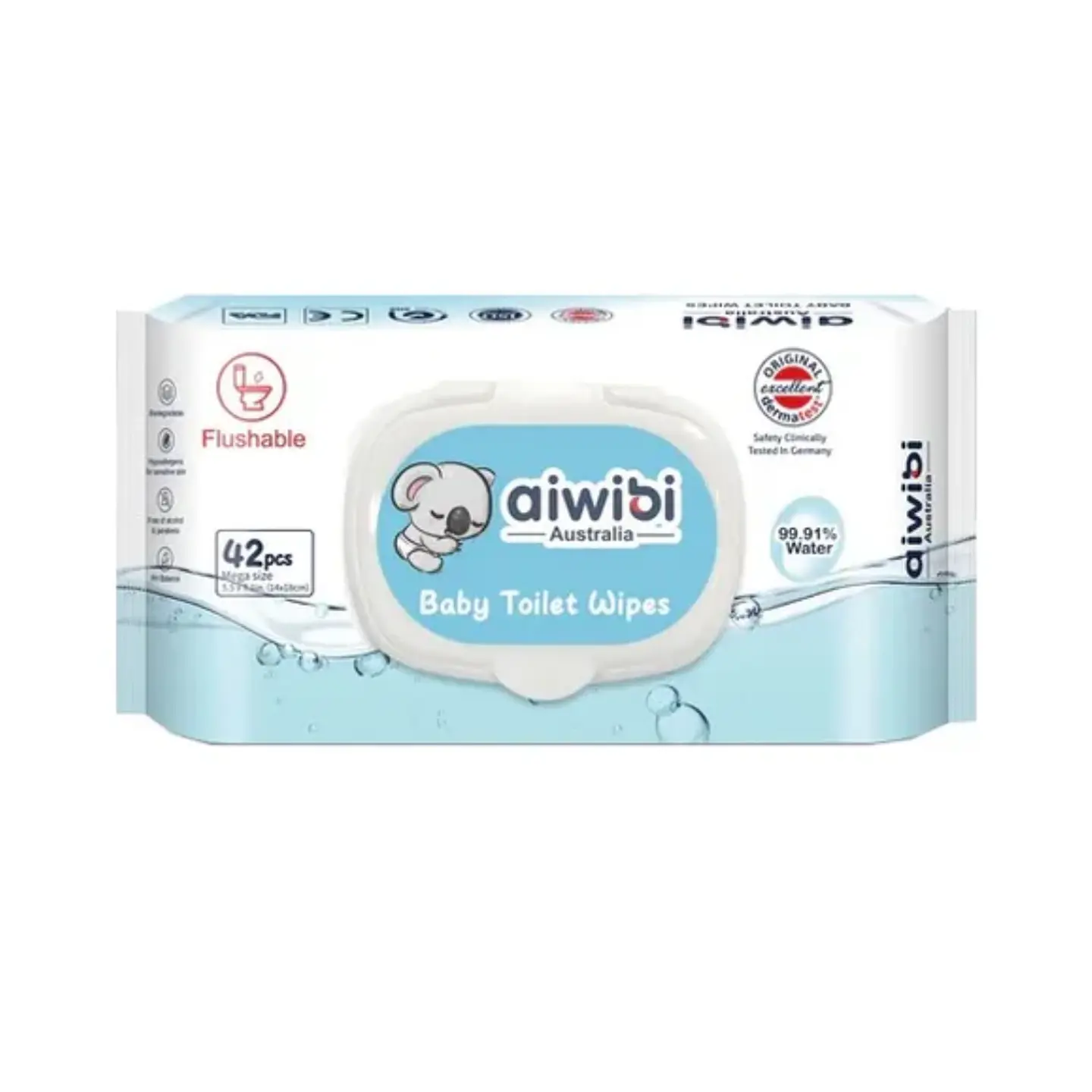 Toalla húmeda aiwibi Biodegradable  1