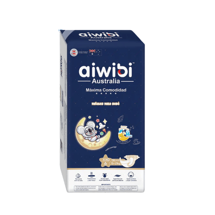 pañal aiwibi dulce noche XXG 1
