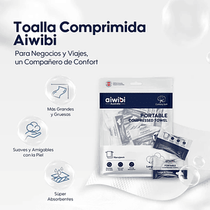 Toalla comprimida Aiwibi
