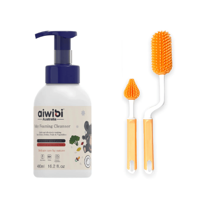 Limpiador mamadera + cepillo 1