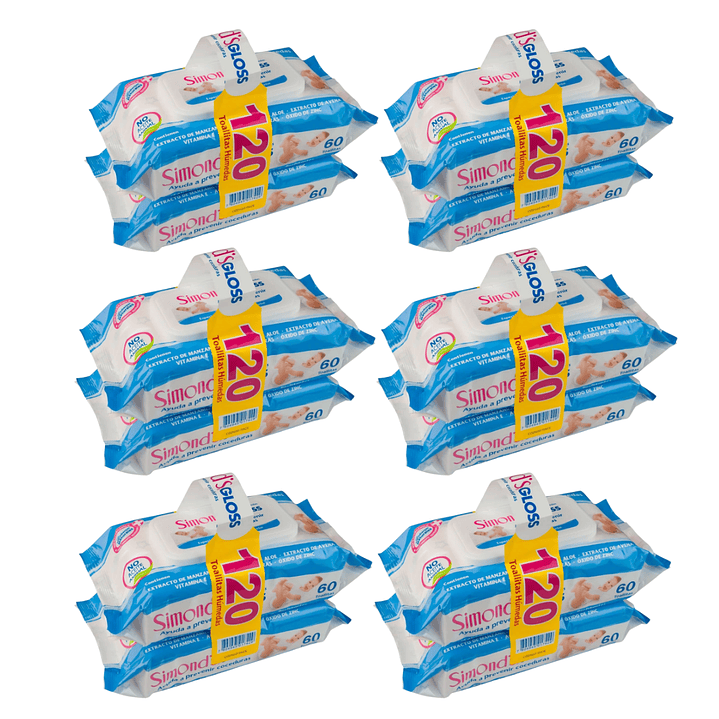 Toallas Simonds Gloss 120uni. 2