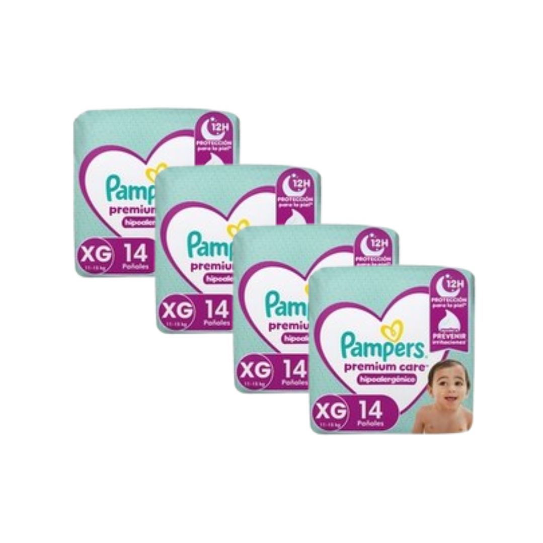 Pampers premium care XG 14uni. 2