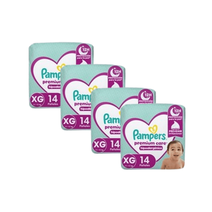 Pampers premium care XG 14uni. 2