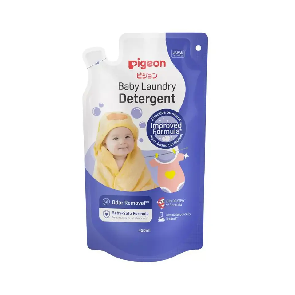 Recarga detergente 450ml pigeon 1